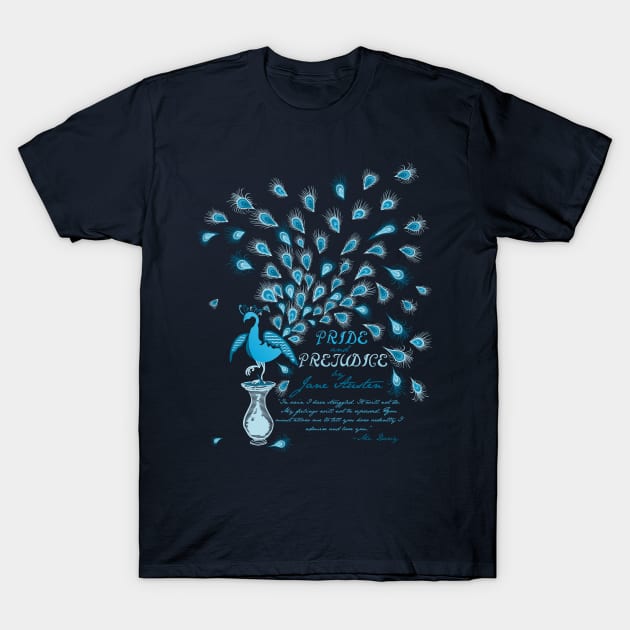 Paisley Peacock Pride and Prejudice: Classic T-Shirt by DoodleHeadDee